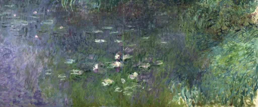 Detail of Waterlilies: Morning, 1914-18 by Claude Monet