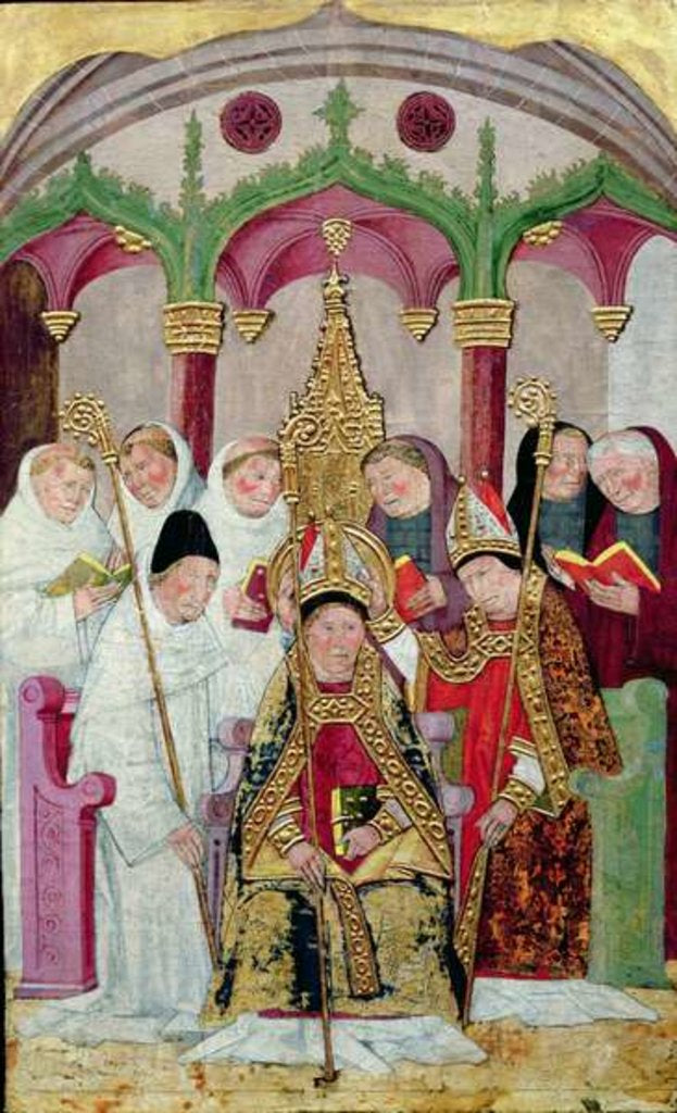 Detail of Consecration of a Bishop, Valencian School by Spanish School