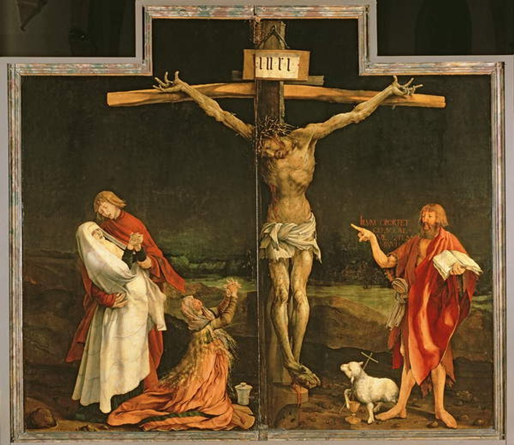 Detail of The Crucifixion by Matthias Grunewald
