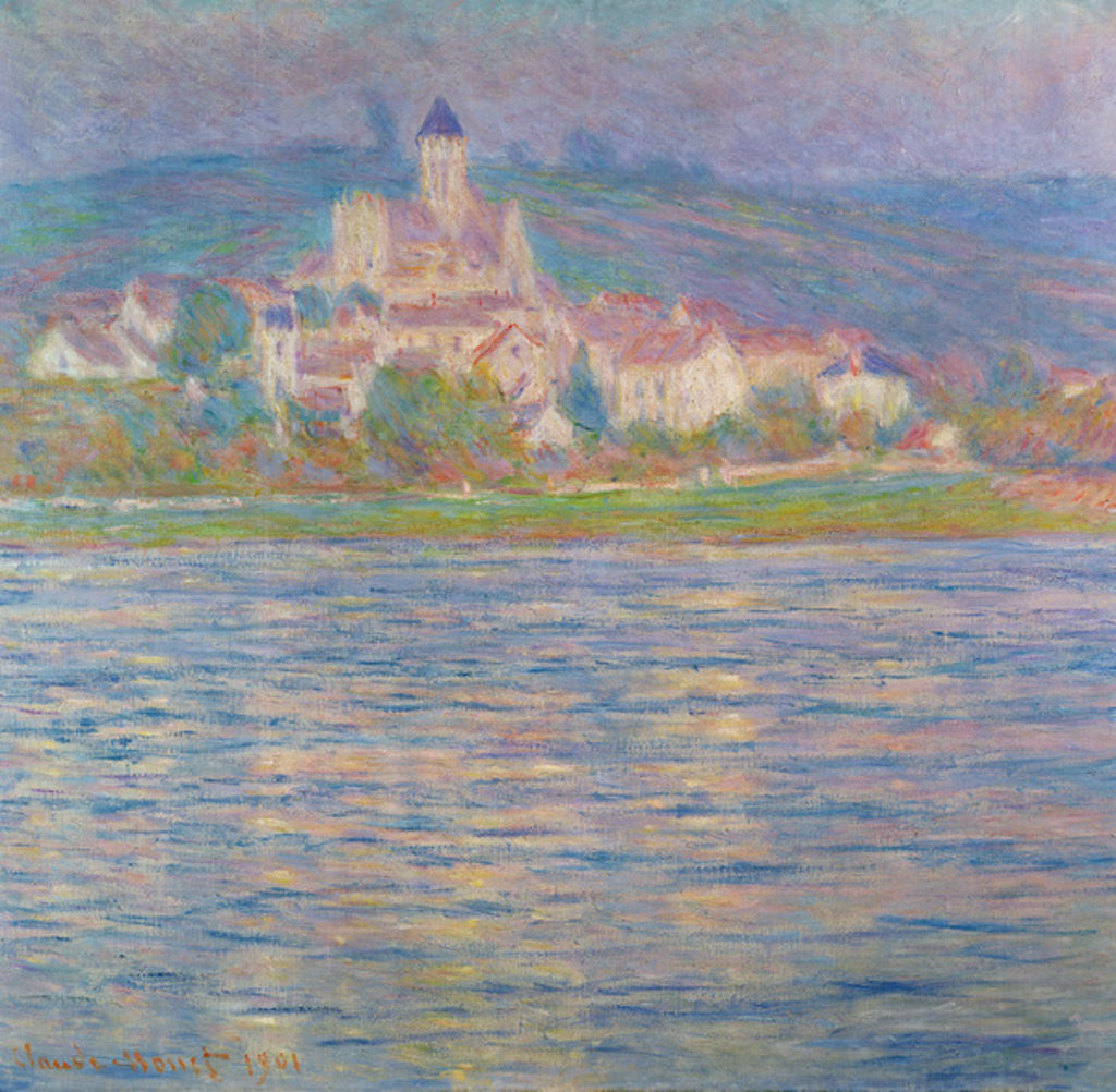 Detail of Vétheuil by Claude Monet