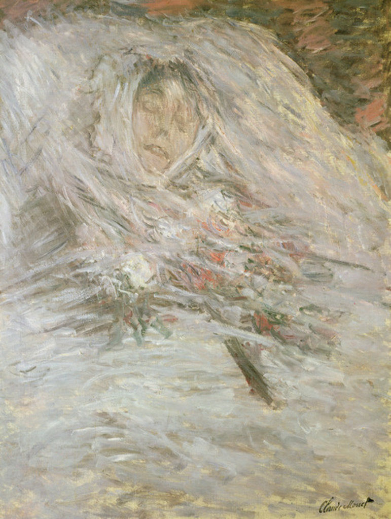 Detail of Camille Monet on her Deathbed, 1879 by Claude Monet