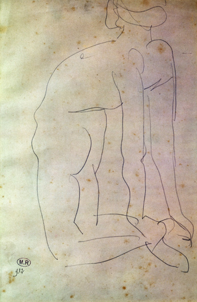 Detail of Study of Movement by Auguste Rodin