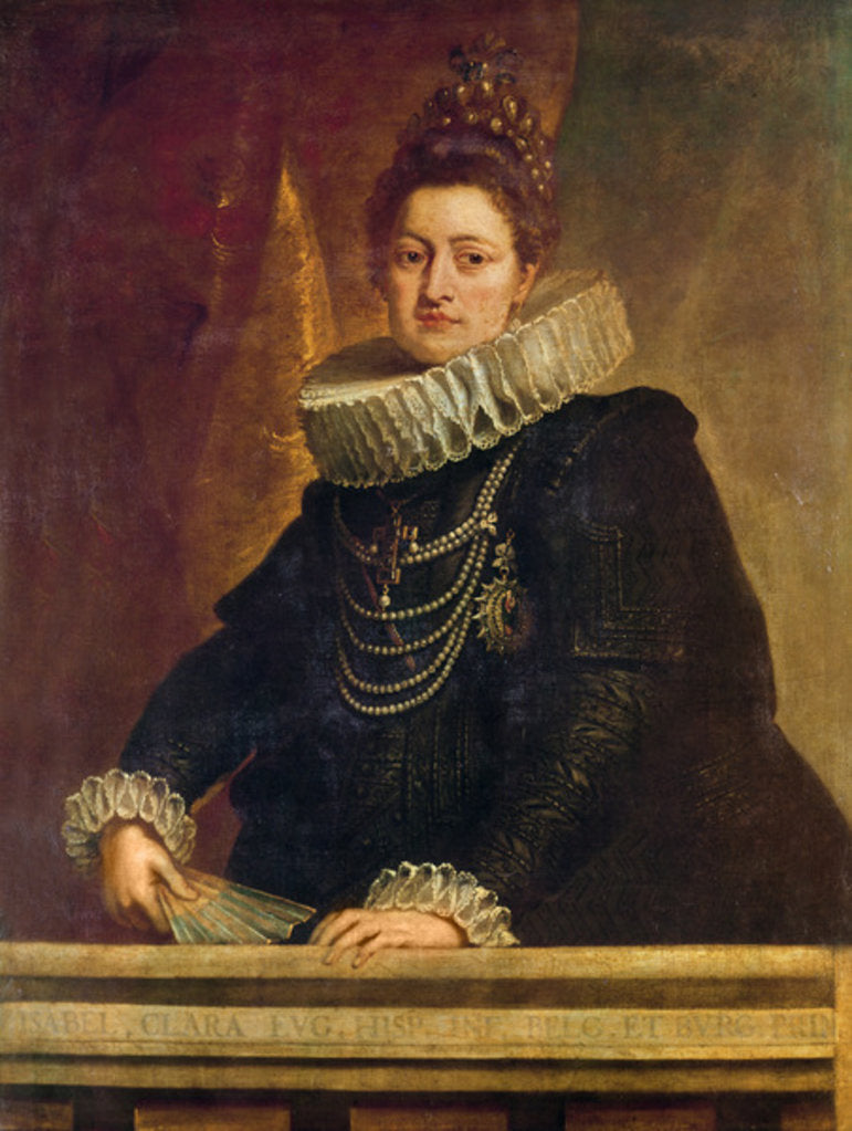 Detail of Portrait of Isabel Clara Eugenia of Habsburg, Infanta of Spain by Peter Paul Rubens