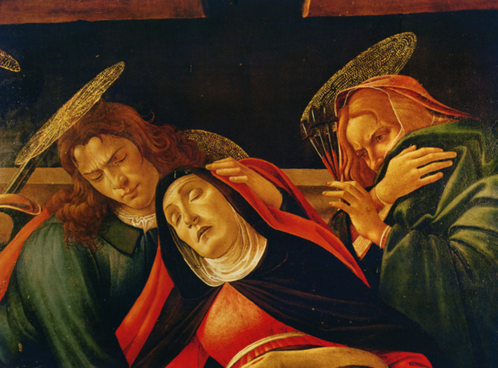 Detail of The Lamentation over the Death of Christ, c.1490 by Sandro Botticelli