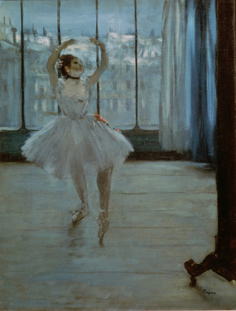 Detail of Dancer in Front of a Window c.1874-77 by Edgar Degas