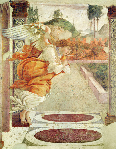 Detail of The Annunciation, 1481 by Sandro Botticelli