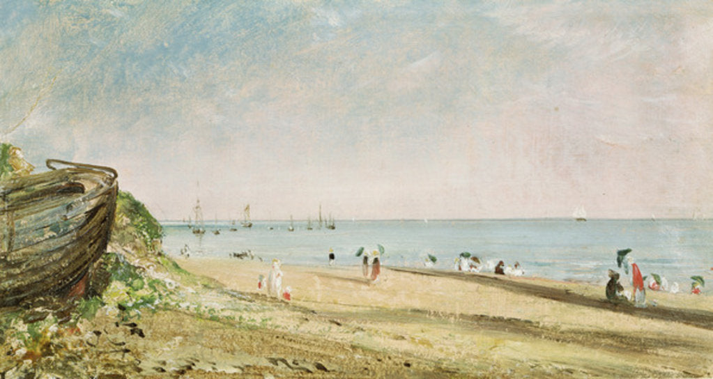 Detail of Brighton Beach by John Constable