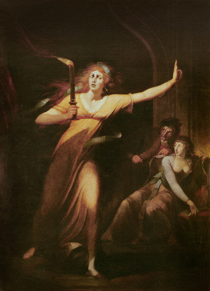 Detail of Lady Macbeth Sleepwalking by Henry Fuseli