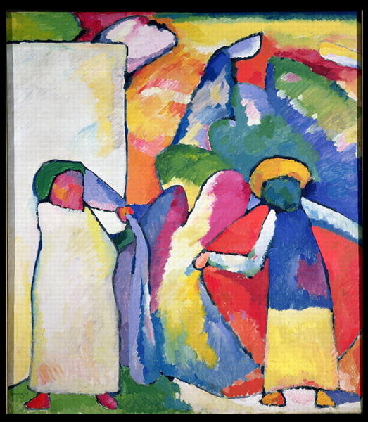 Detail of Improvisation No. 6 1909 by Wassily Kandinsky