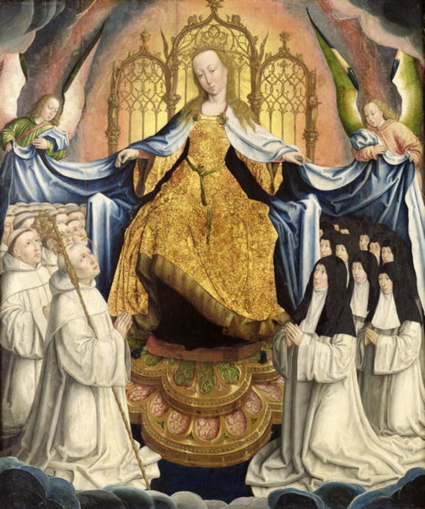 Detail of The Virgin Sheltering the Order of Citeaux by Jean the Elder Bellegambe
