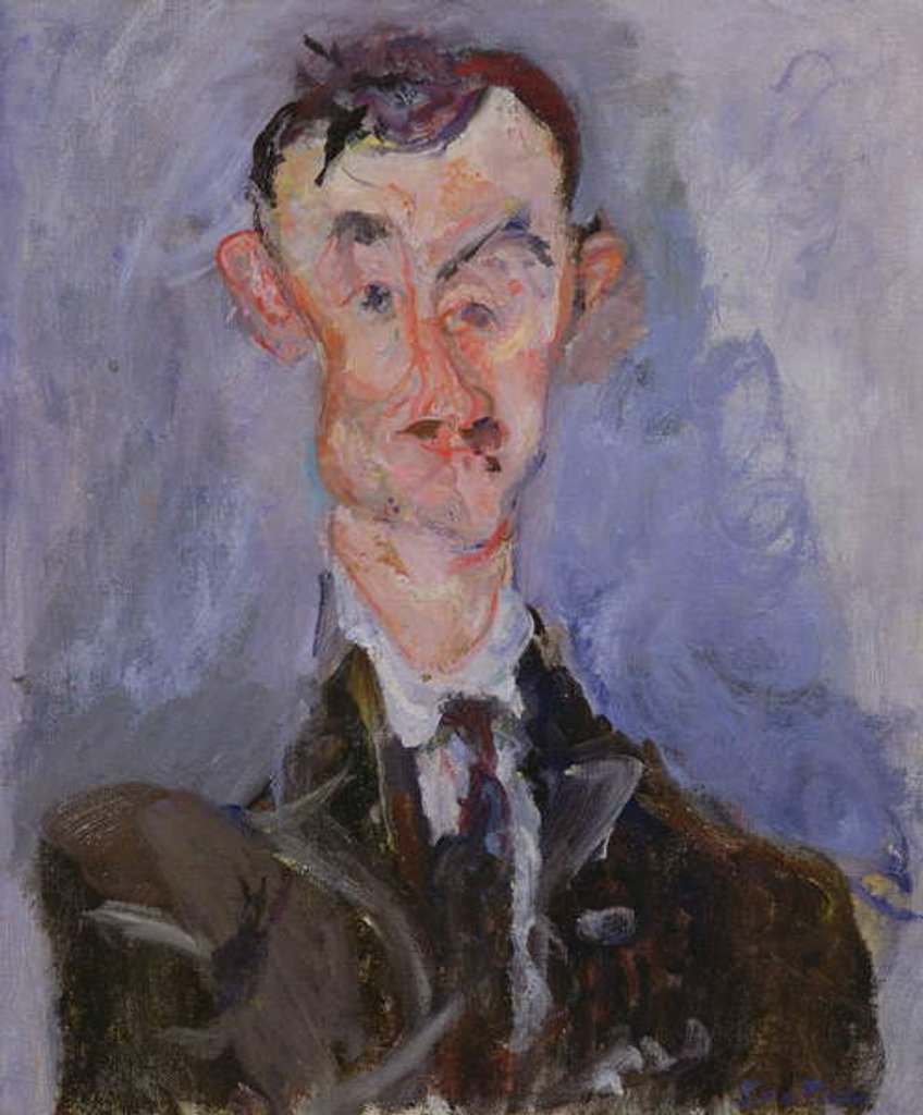 Detail of Portrait of Emile Lejeune, c.1922 by Chaim Soutine