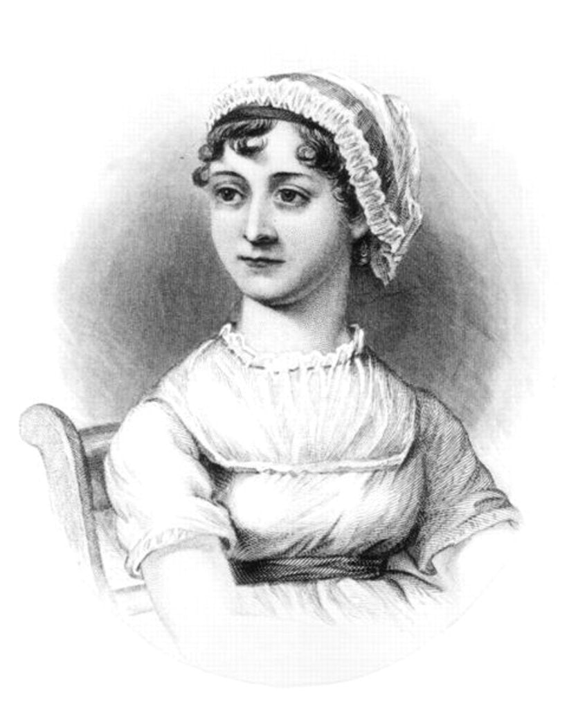 Detail of Portrait of Jane Austen by English School