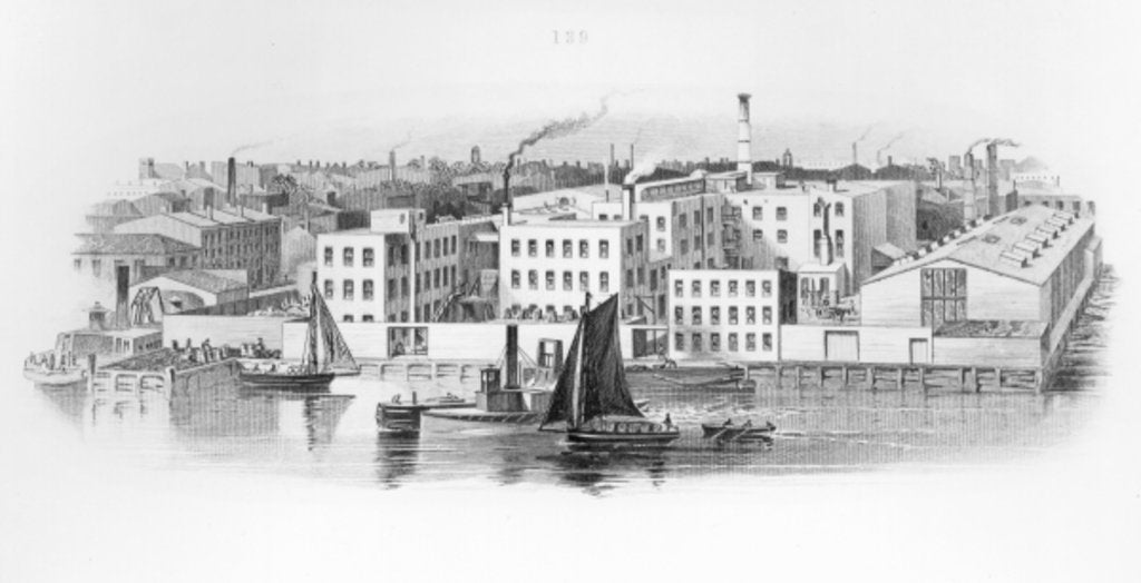 Detail of The American Bank Note Company, New York by American School