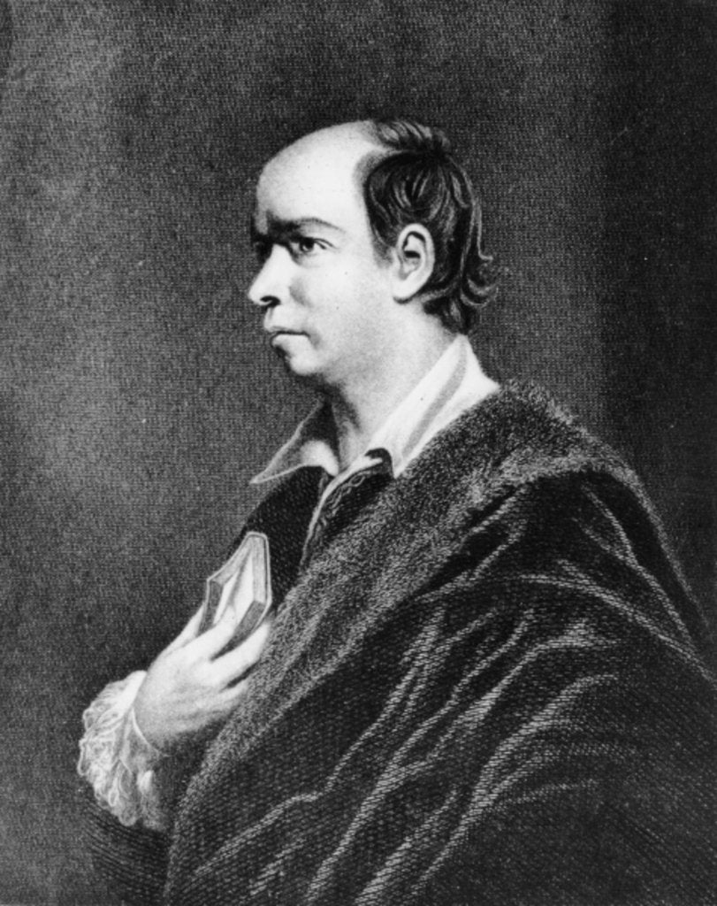 Detail of Oliver Goldsmith, 1800 by Joshua (after) Reynolds
