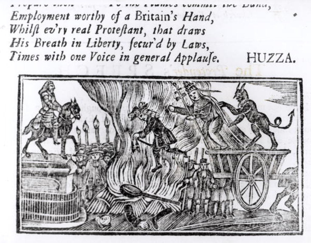 Detail of Popish Plots by English School