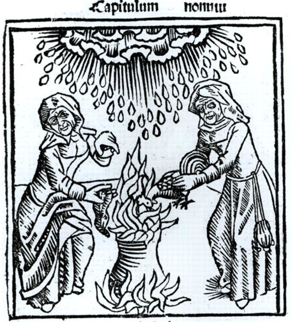 Detail of Witches Making a Spell by German School