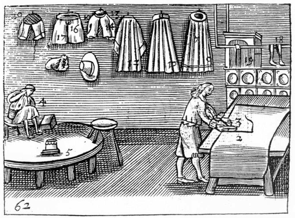 Detail of A Tailor by English School