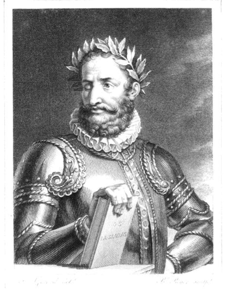 Detail of Luiz Vaz de Camoes engraved by B. Roger by Francois Pascal Simon (after) Gerard