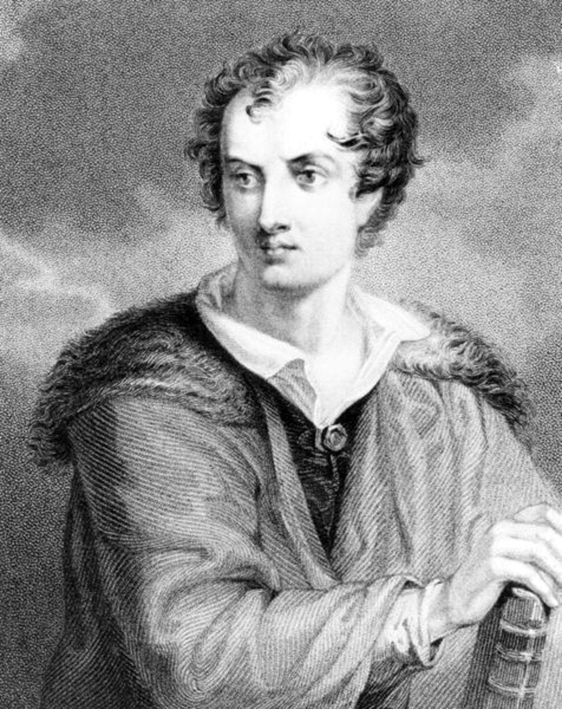 Detail of Portrait of George Gordon, 6th Lord Byron of Rochdale by English School