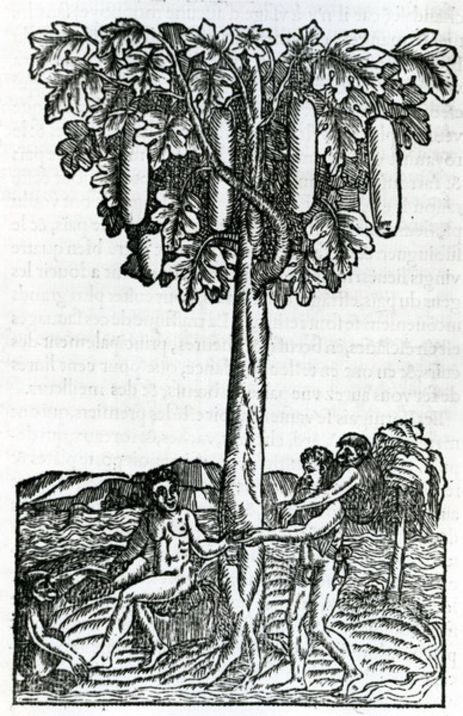 Detail of Tree harvest by French School