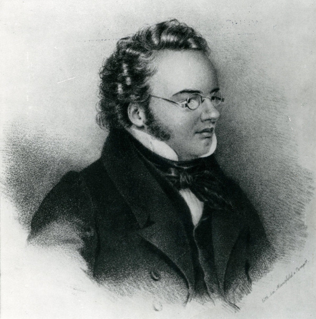 Detail of Portrait of Franz Schubert by Anonymous Anonymous