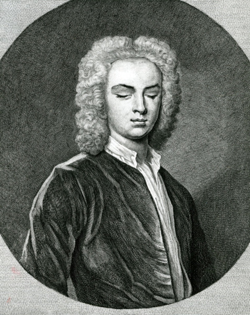 Detail of Portrait of John Stanley by English School