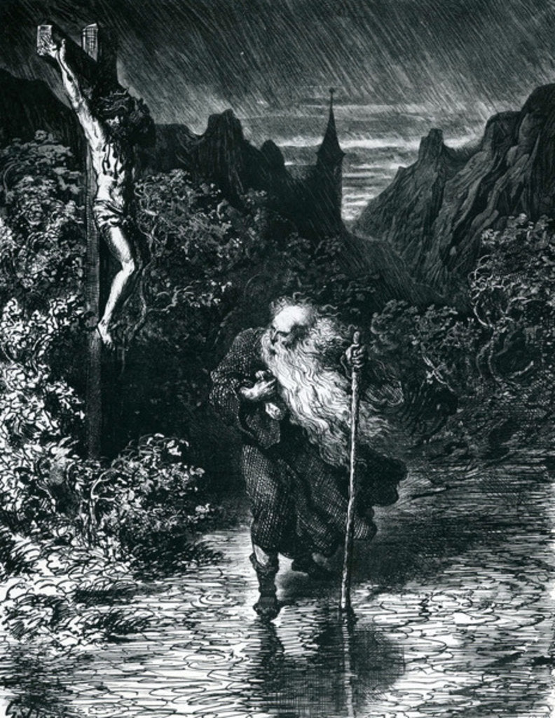 Detail of The Wandering Jew by Gustave Dore