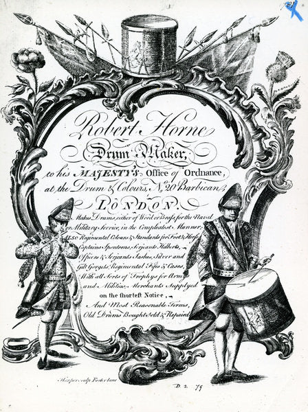 Detail of Robert Horne, Drum maker by English School