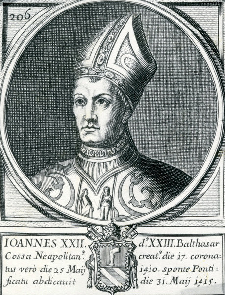 Detail of Portrait of Antipope John XXIII by German School