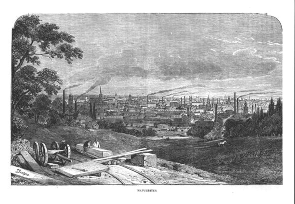 Detail of View of Manchester by English School