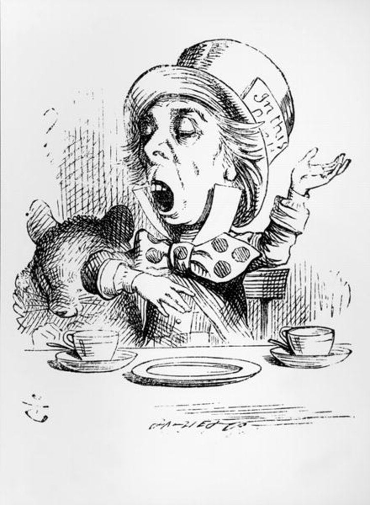 Detail of The Mad Hatter by John Tenniel