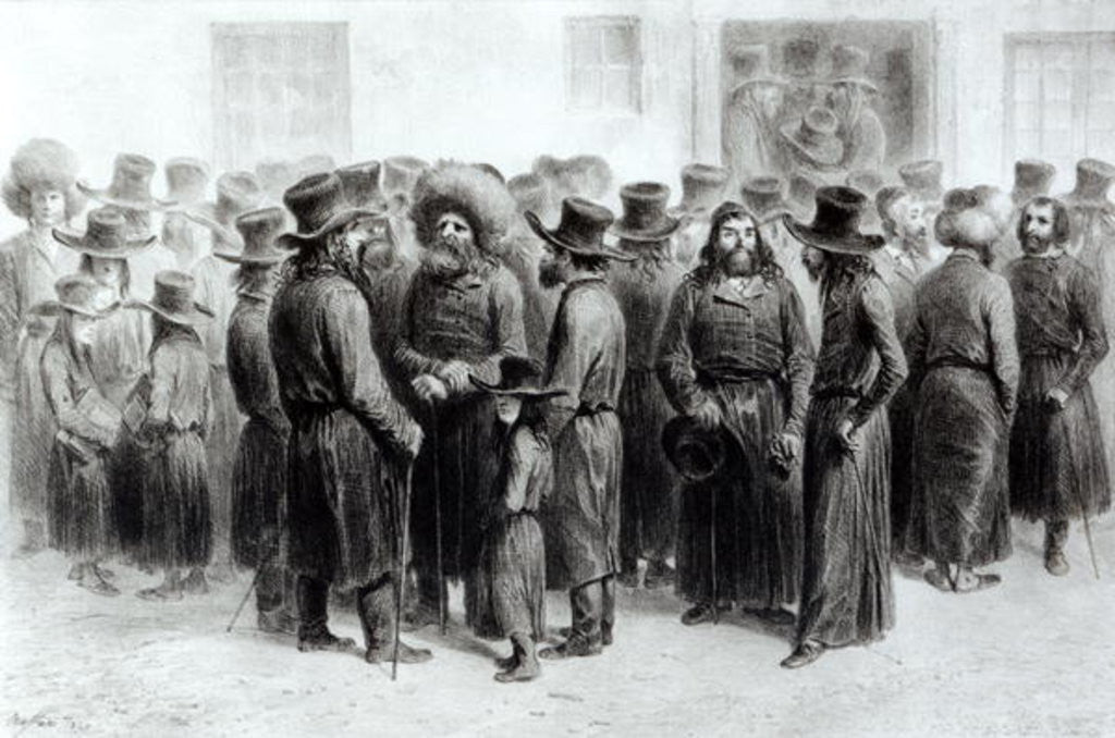 Detail of Jewish Traders and Merchants, printed by Auguste Bry by French School