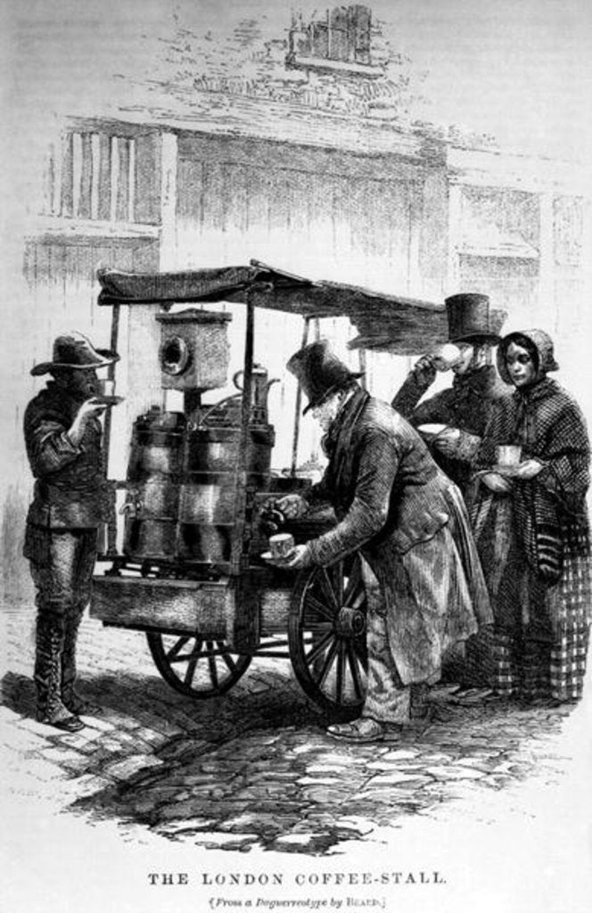 Detail of The London Coffee-Stall by School English