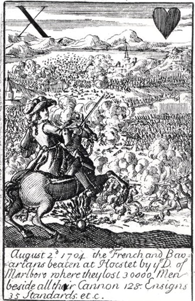 Detail of The Duke of Marlborough Defeats the French and Bavarians at the Battle of Blenheim by English School