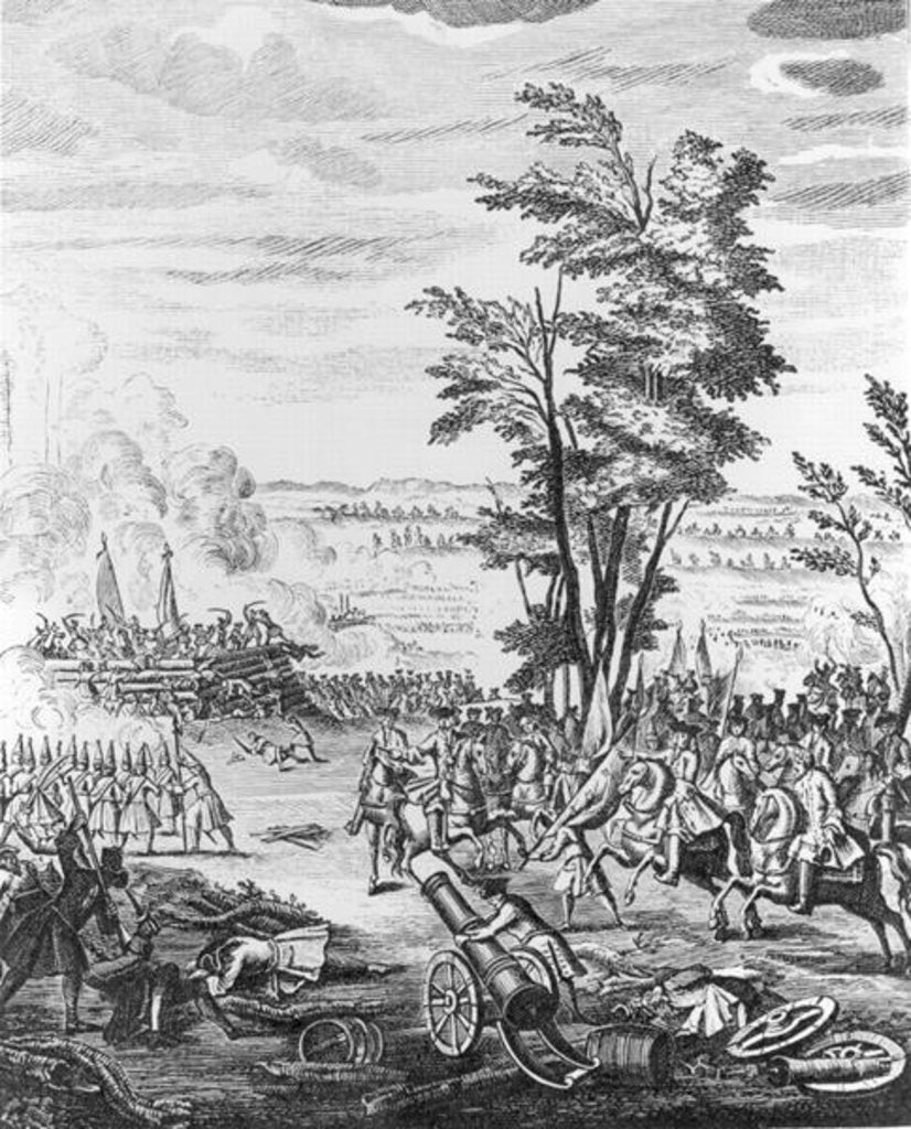Detail of Battle of Malplaquet by English School