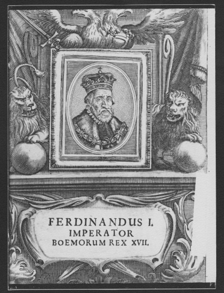 Detail of Emperor Ferdinand I, King of Bohemia by German School