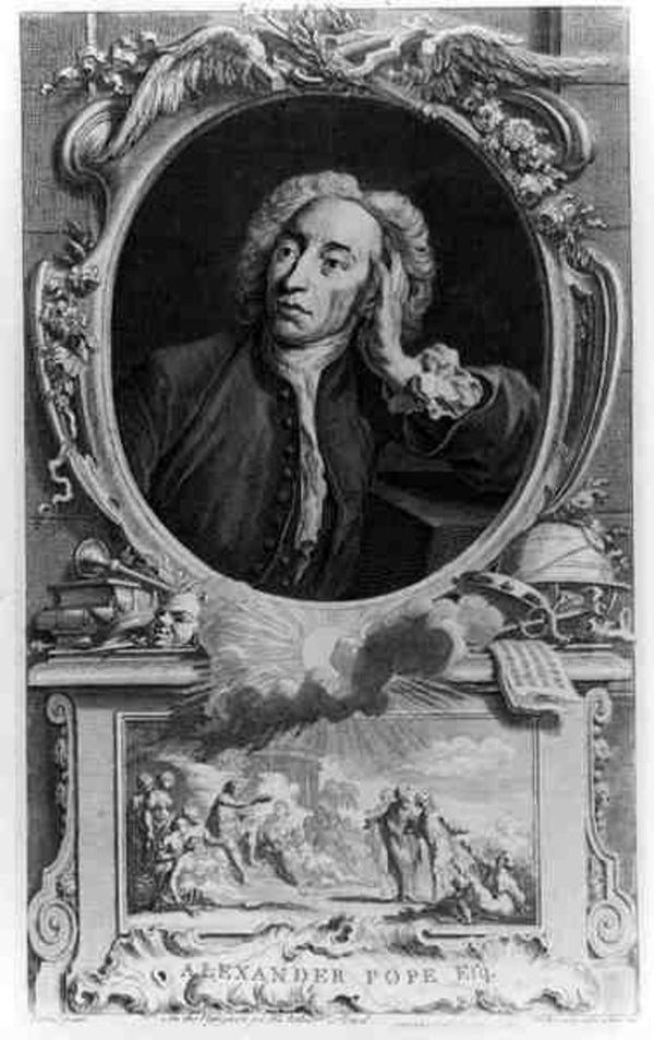 Portrait of Alexander Pope posters & prints by Arthur (after) Pond