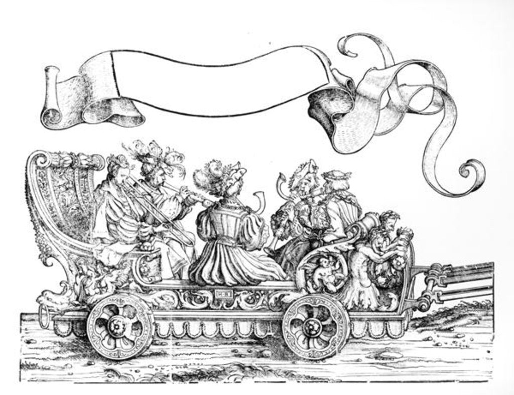 Detail of A Scene from Maximilian's Triumphal Procession by Hans Burgkmair