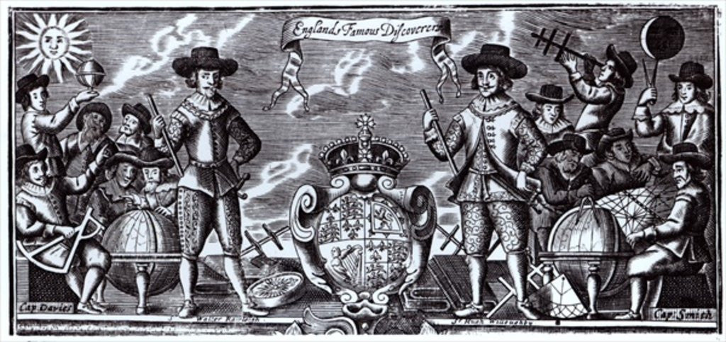 Detail of England's Famous Discoverers by English School