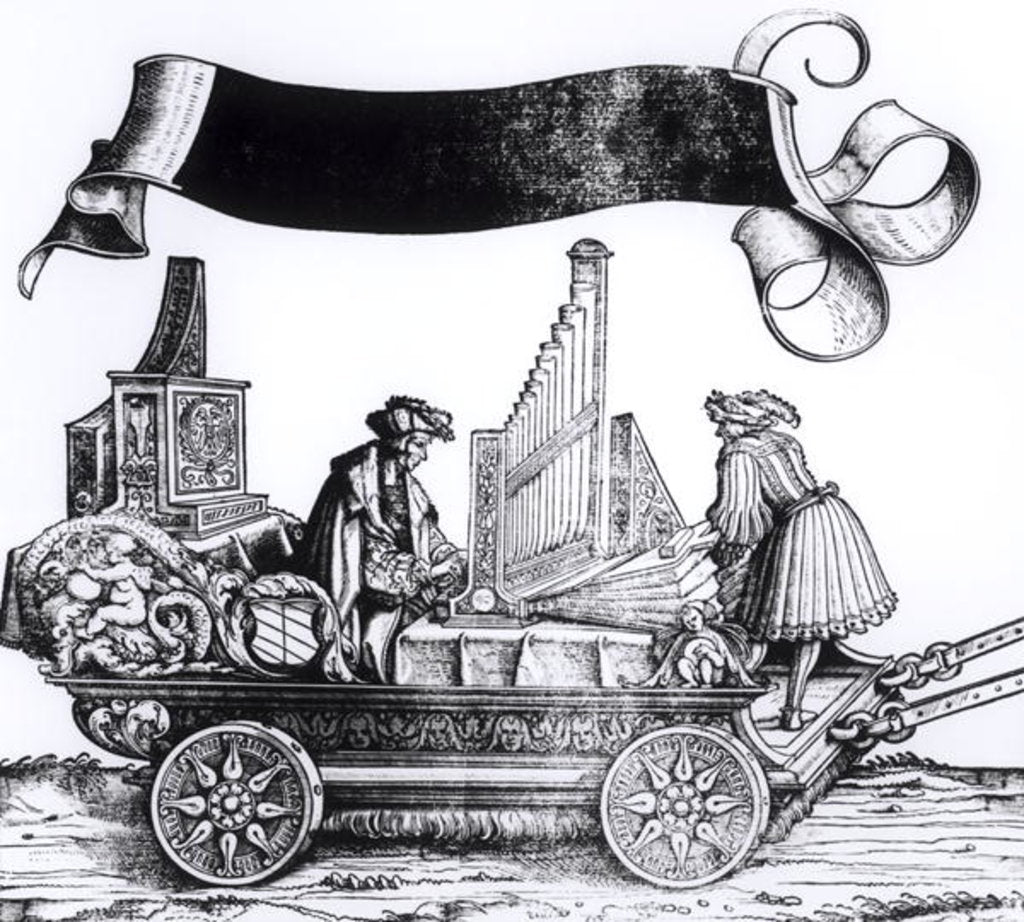 Detail of A Musical Carriage by Hans Burgkmair