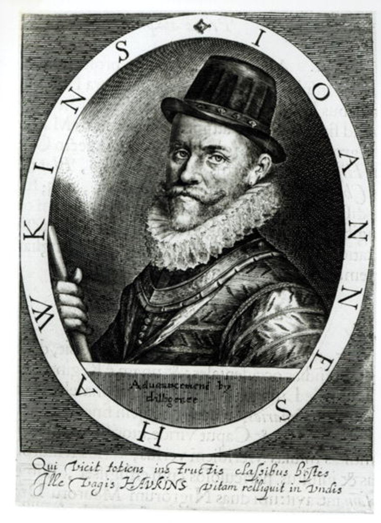 Detail of Portrait of John Hawkins by English School
