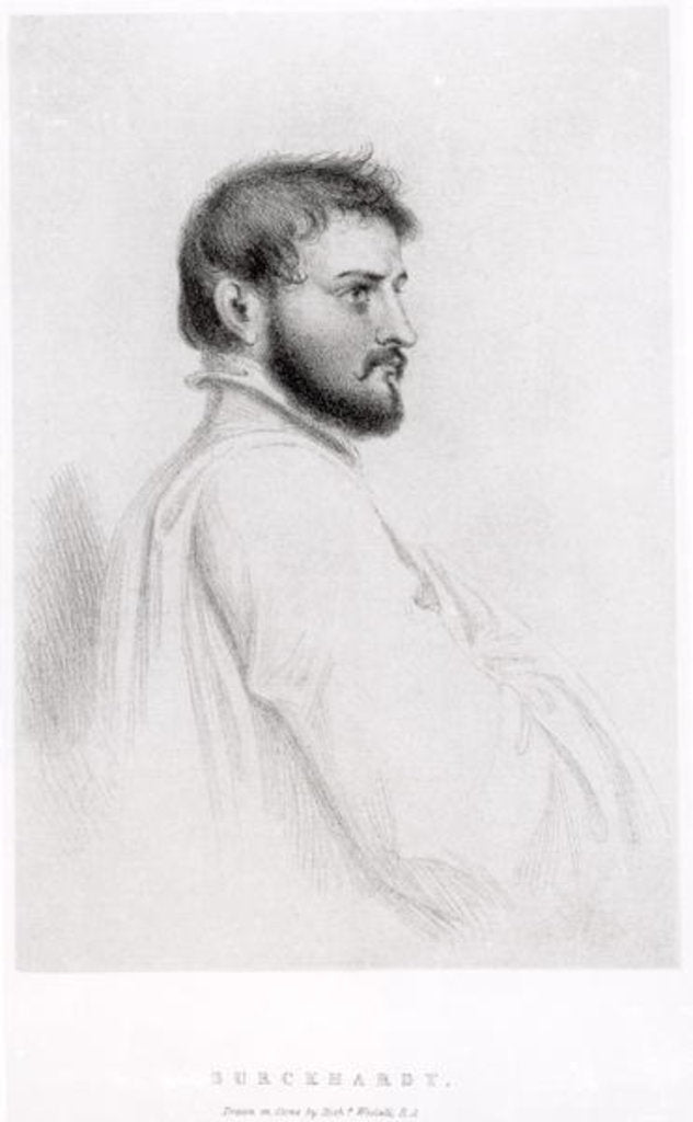 Detail of Portrait of Johann Ludwig Burckhardt by Richard Westall