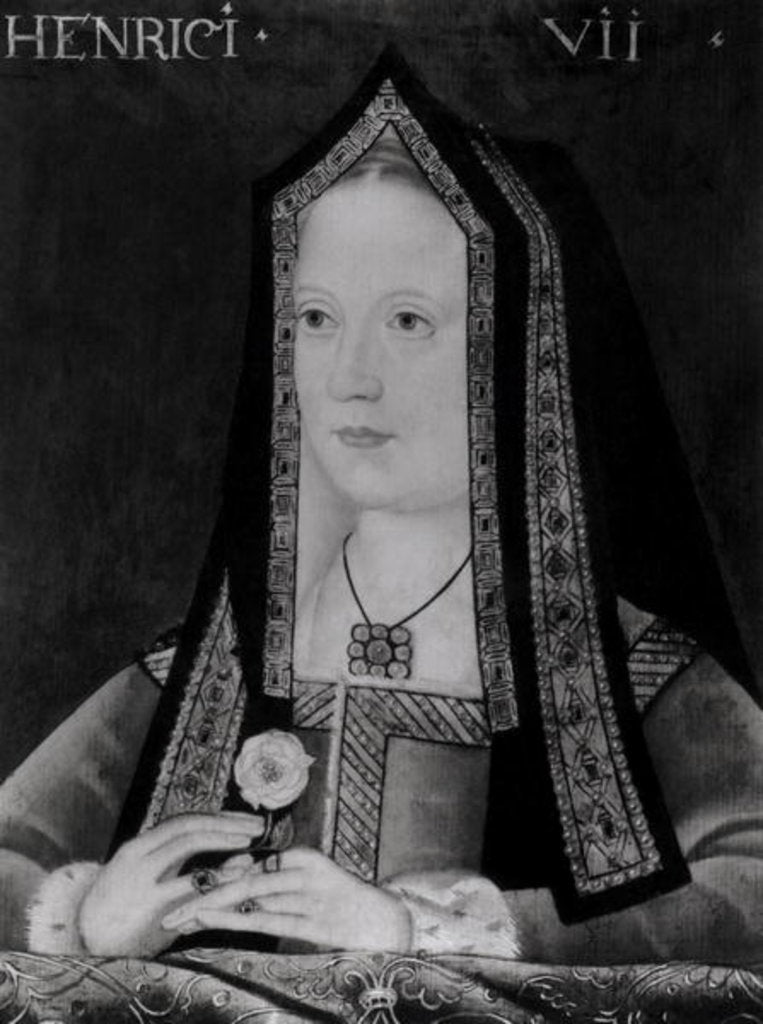 Detail of Portrait of Elizabeth of York by English School