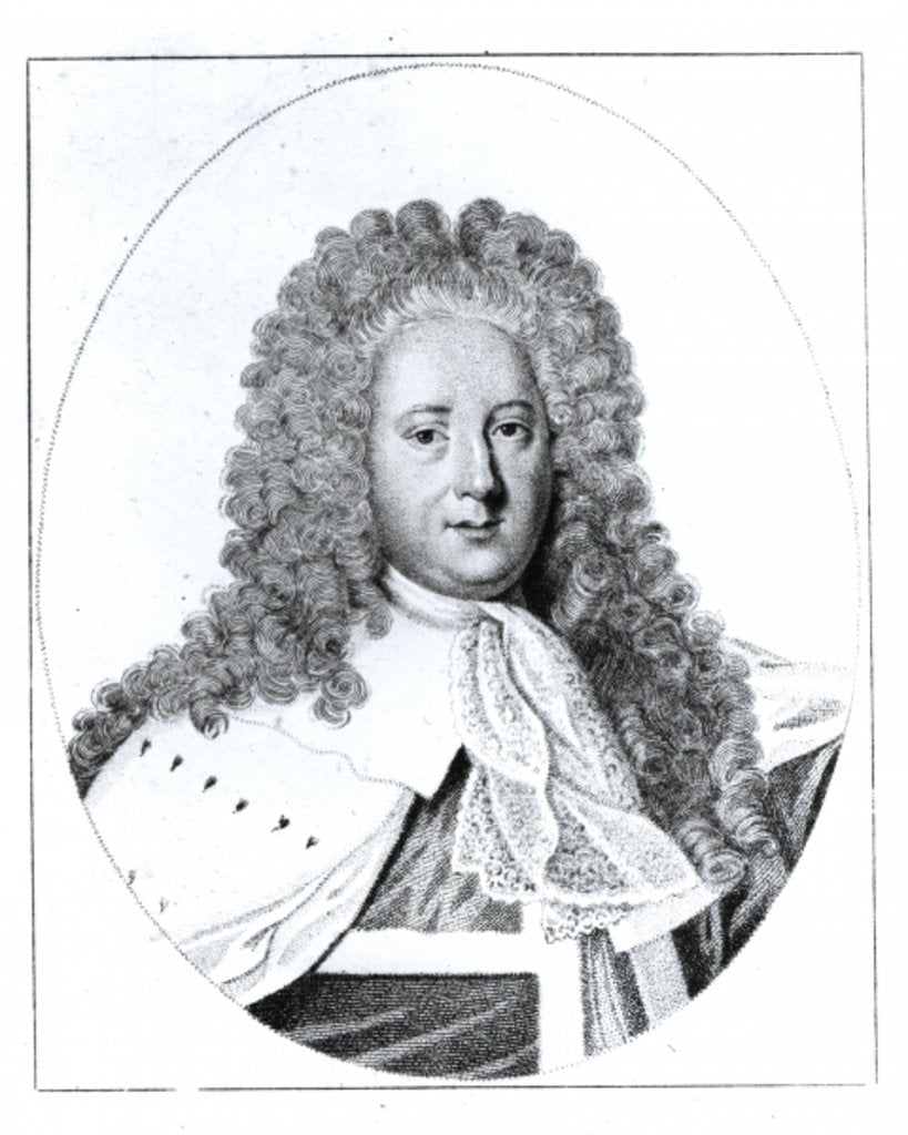 Detail of Portrait of Henry St. John 1st Viscount Bolingbroke by English School