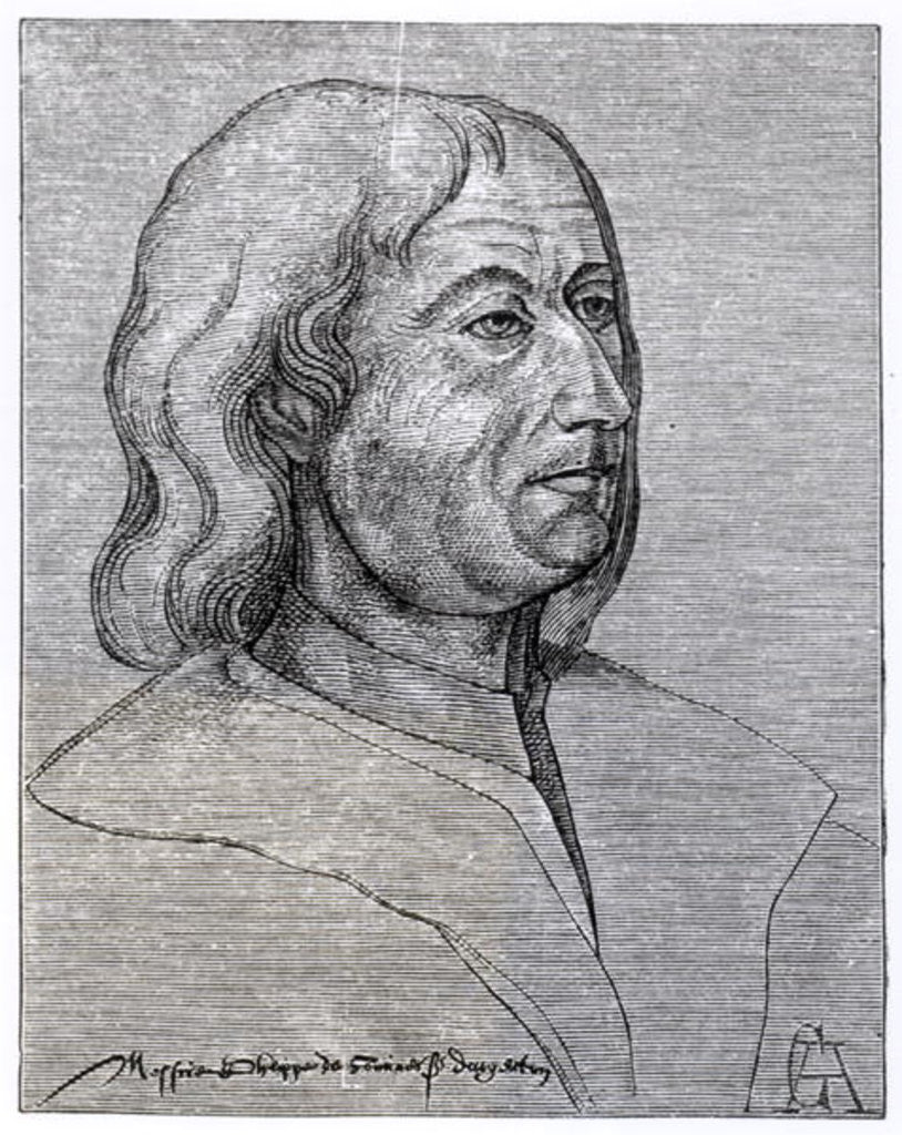 Detail of Portrait of Philippe de Commines by French School