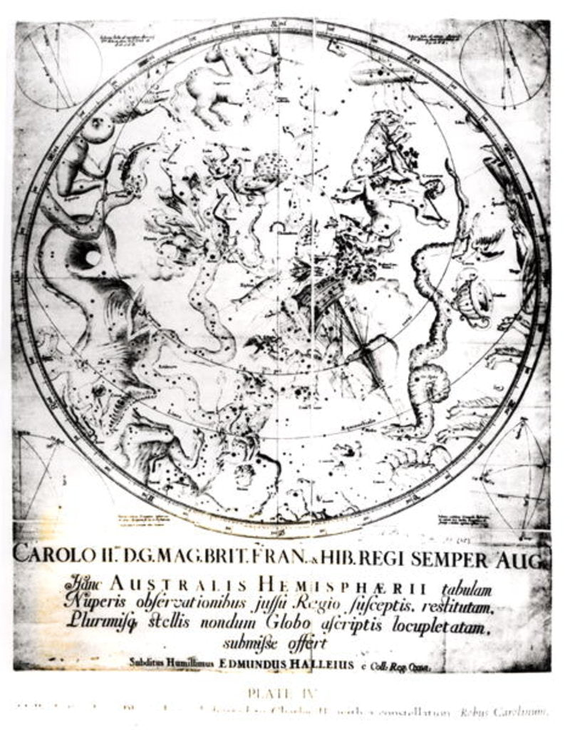 Detail of Constellations of the Southern Hemisphere by English School