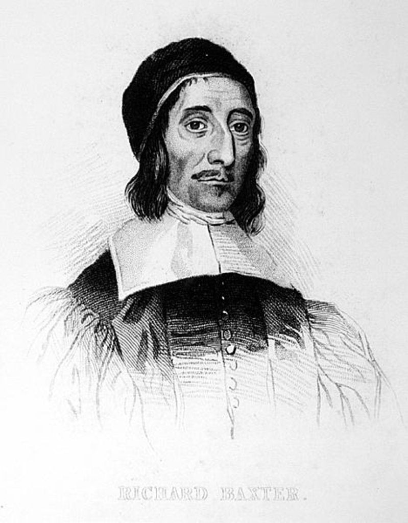 Detail of Portrait of Richard Baxter by English School