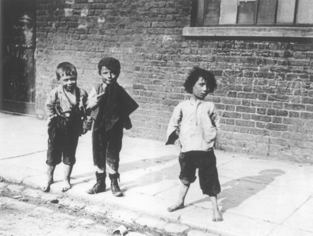 Detail of London Slums by English School