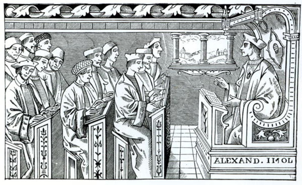 Detail of Interior of a School by English School