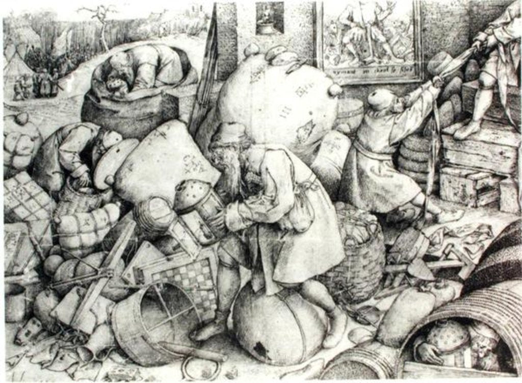 Detail of Everyman by Pieter the Elder Bruegel